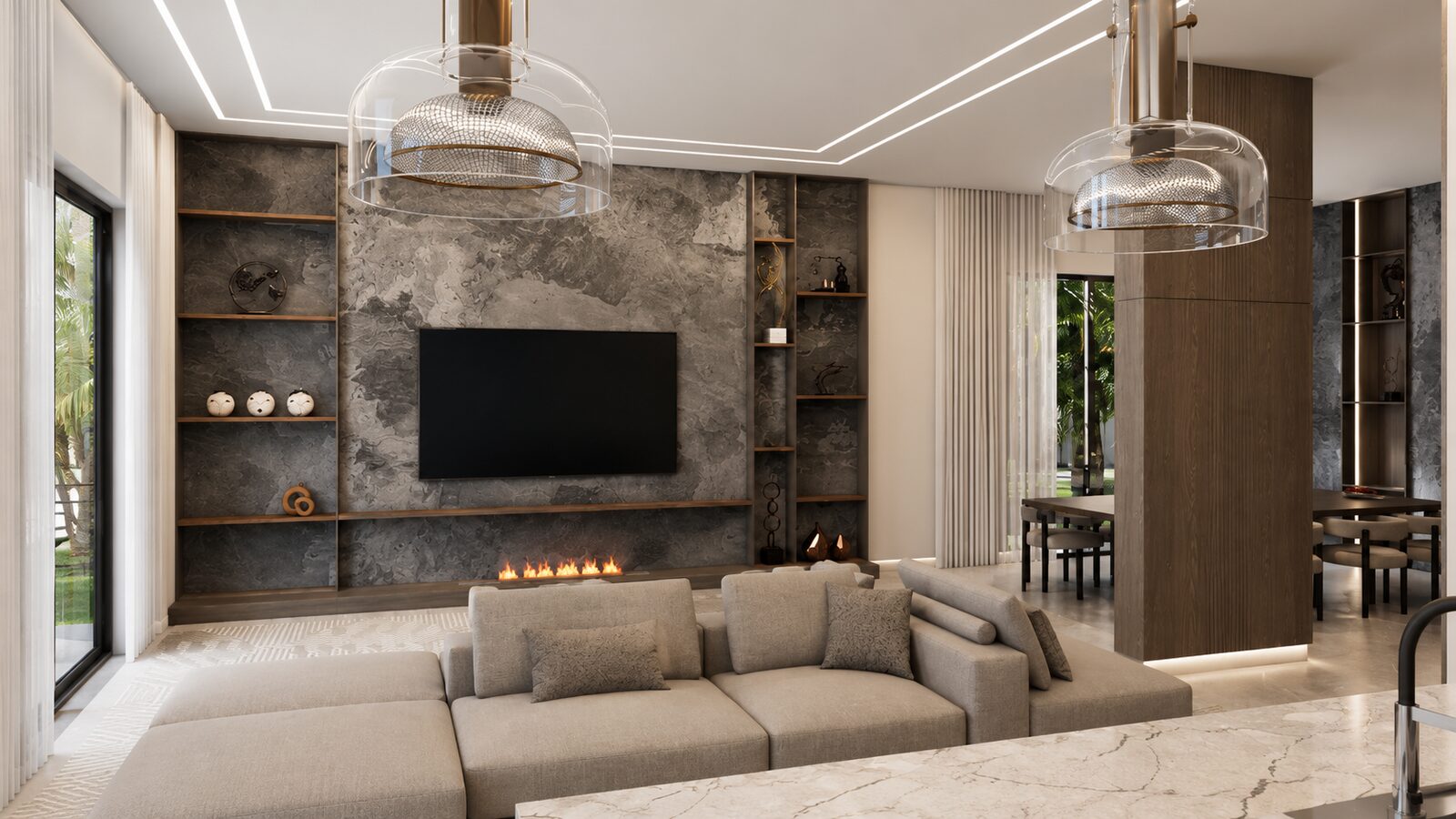 685 NE 77th St — Interior Living Spaces