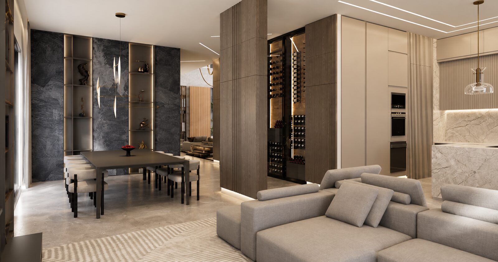 685 NE 77th St — Interior Living Spaces